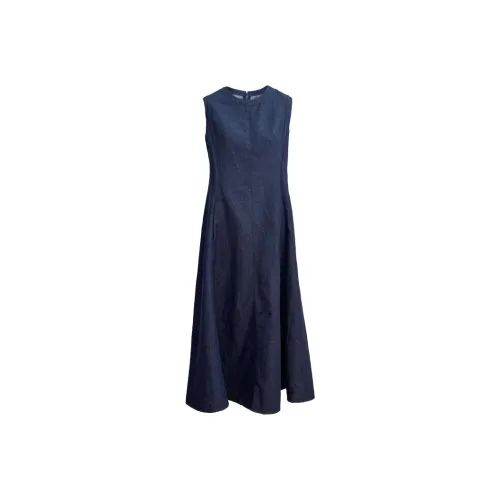 BVODE Темно-синий Женские Платья без рукавов