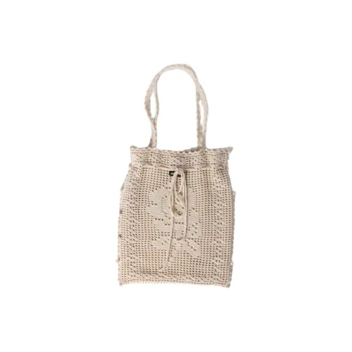 MIU MIU Cotton Bag Women's Milk White