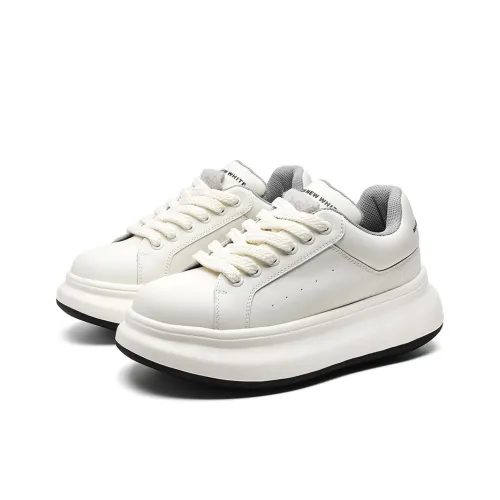 ZONEJOY Устойчивые к истиранию низкие кроссовки для скейтбординга унисекс белые