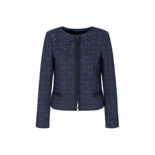 EMPORIO ARMANI FW25 Куртки и пальто Женские Синий