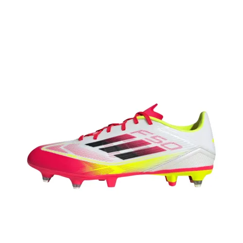 Adidas F50 League SG Мягкая трава Устойчивые к истиранию футбольные бутсы Унисекс Белый