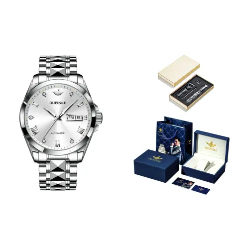 Oupinke Механические Мужские Часы 40 мм Белые