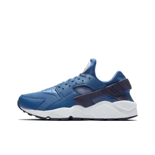 Nike Air Huarache Run Устойчивый к истиранию Низкий Топ Повседневные Беговые кроссовки Унисекс Синий