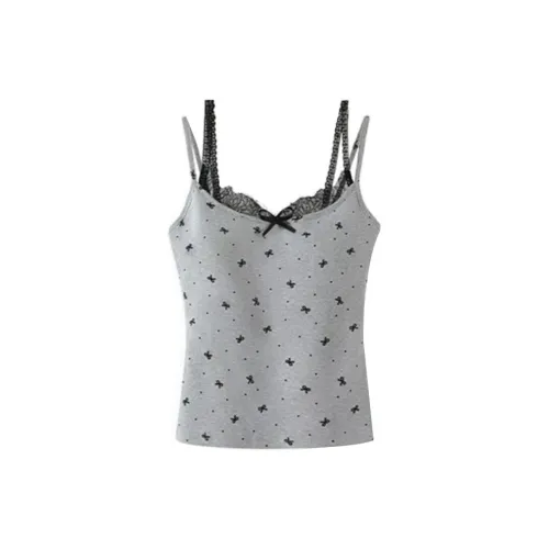 MEIJIAO Серый с вкладышами Женские майки