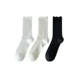 1 шт Белый + 1 пара Молочно-белый + 1 пара Черный