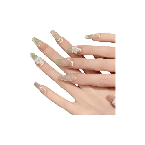 XIAMEIYU Персик Лайм Весенний Летний Смешанный Градиент Кошачий глаз Прозрачный Ручной Осветляющий Nail Art 25 мм