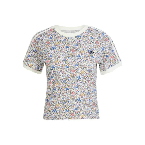 Adidas Originals X LIBERTY Лондон T Рубашка Женская Многоцветная