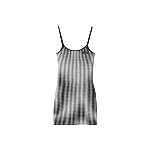 MIU MIU Черный/Белый Женские Слиплатья
