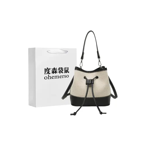 Dusen Kangaroo ПУ (полиуретан) Ведрообразная сумка Сумка через плечо Сумка Обычная Женская Многоцветная