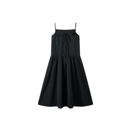 JINGBUTIAN Юбка-платье Женское Синие Полосы