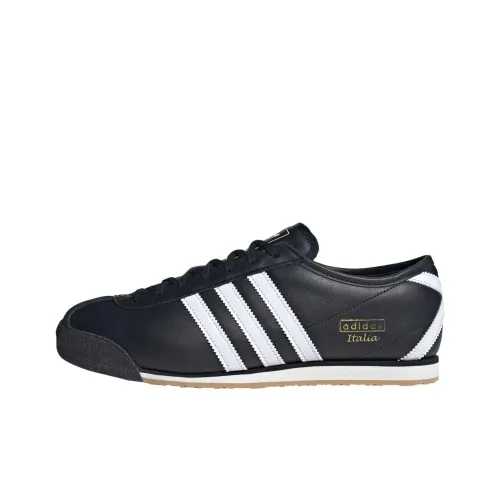 Adidas Originals Italia 70s Устойчивый к истиранию низкий топ Повседневная беговая обувь Мужская Черная