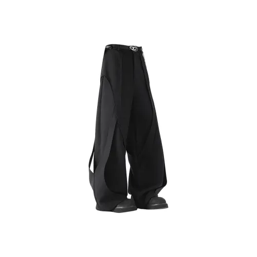 KLAMMKICKS Черные Унисекс Повседневные Брюки