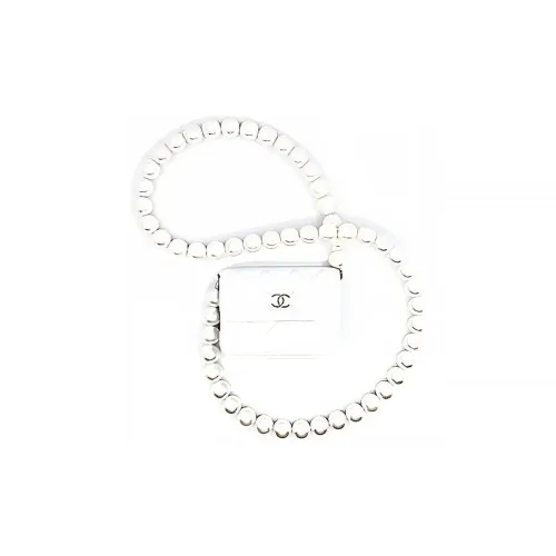 CHANEL Кожа Монета Кошелек Стандартный Женская Белый