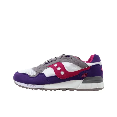 Saucony Shadow 5000 Устойчивый к истиранию Низкий Топ Повседневная обувь Женская Белый Фиолетовый