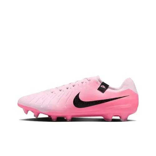 Nike Tiempo Legend 10 Pro AG Искусственная трава Устойчивая к истиранию Футбольные бутсы Унисекс Розовый