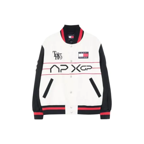 Tommy Hilfiger x F1 KUANGBIAOFEICHEDIANYING Коллаборация SS25 Куртки и Пальто Мужской Белый