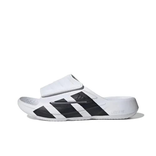 Adidas LIGHTBLAZE Устойчивые к истиранию Слипоны Унисекс Белый Черный