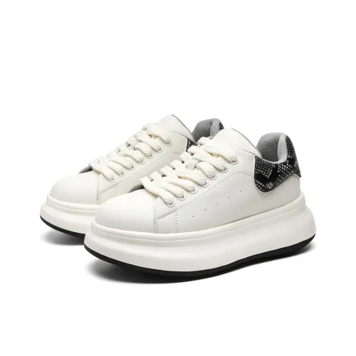 ZONEJOY Устойчивые к истиранию низкие кроссовки для скейтбординга унисекс белые черные с каблуком TAB