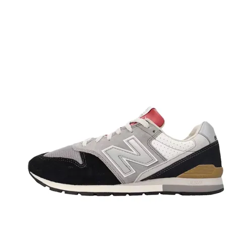 New Balance NB 996 Устойчивые к истиранию низкие беговые кроссовки для мужчин черные и серые