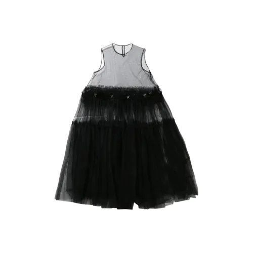 CDG Play Без рукавов Платье Женское Черное