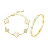 Золотой браслет + Золотой браслет-манжета