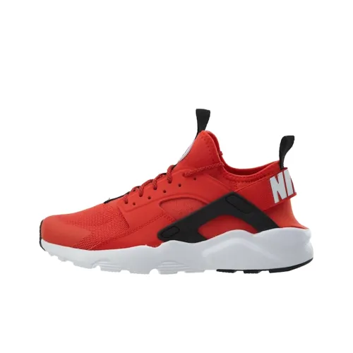 Nike Air Huarache Run Ultra Устойчивый к истиранию Низкий Топ Беговые кроссовки Унисекс Красный