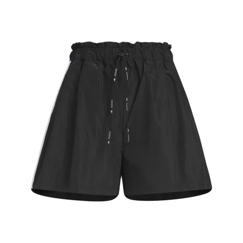 Adidas Черный/Нефритовый белый Женские Повседневные шорты