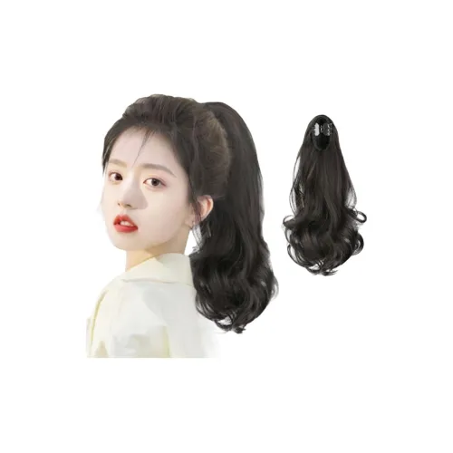 TIANKONGSHU Корейский стиль BOB с мягкими локонами и двумя хвостиками парики