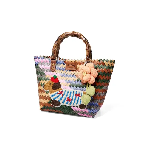 AOKANG Сумка-корзина из ПВХ средний размер женская многоцветная такса