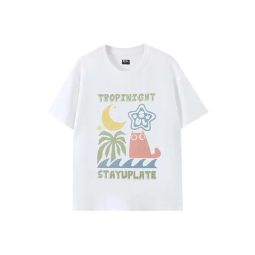 STAY UP LATE Белая Унисекс Футболка