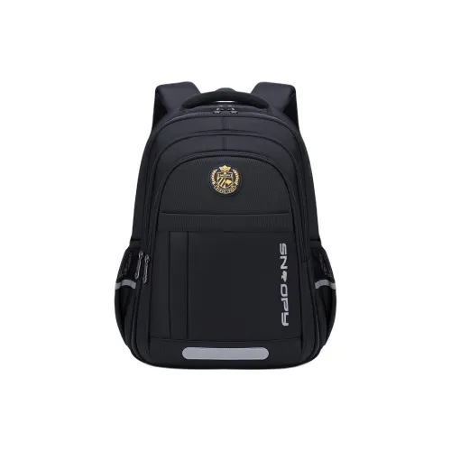 SNOOPY Oxford Student Bag Unisex Blue Black