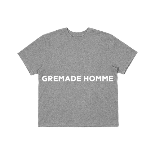 Gremade Homme Темный вересковый серый Унисекс T Рубашки