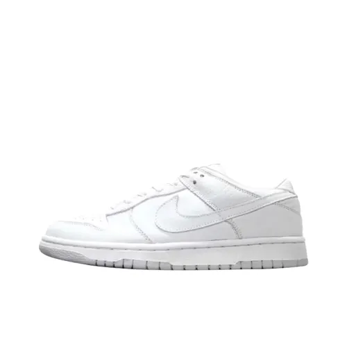 Nike Устойчивые к истиранию низкие кеды для скейтбординга унисекс белые