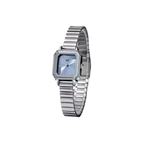 361° Кварцевый механизм металлический ремешок женские часы белый циферблат