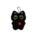 Красный колокольчик, маленький черный кот