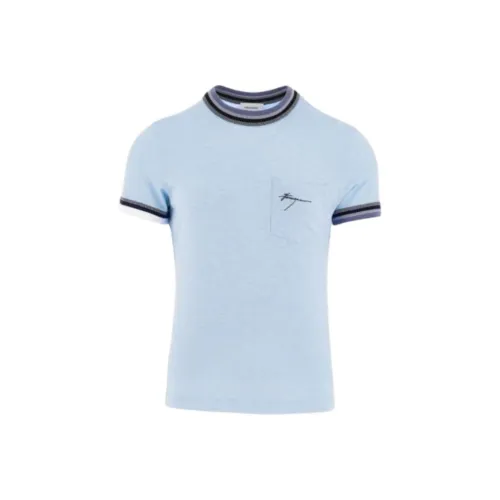 Ferragamo Мужские синие T-рубашки