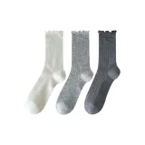 Молочно-белый 1 шт + Светло-серый 1 пара + Темно-серый 1 пара