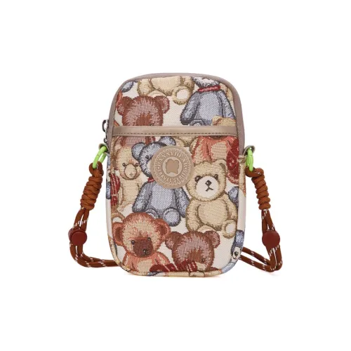 DANNYBEARJEANS Ткань Рюкзак Маленький Унисекс Многоцветный