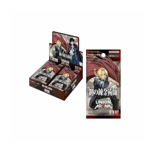 BANDAI Стальной алхимик Enhanced Пачка IP Аниме Карточки 16 Упаковка