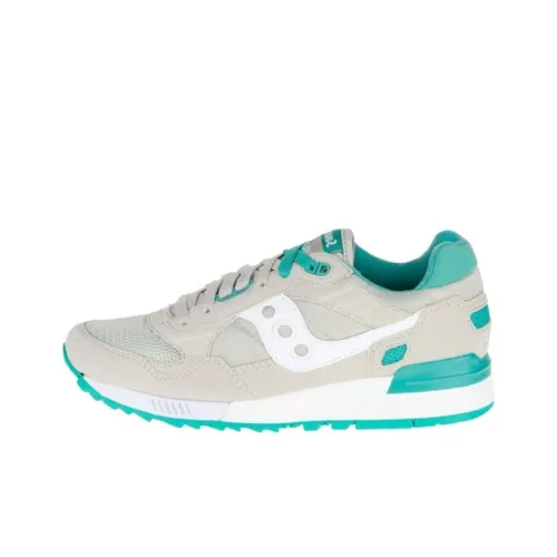 Saucony Shadow 5000 Устойчивый к истиранию Низкий Топ Спринт Беговые кроссовки Женские Бежевый