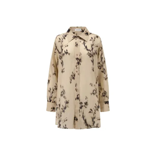 INTO THE EAST Светлый хаки Женские Рубашки