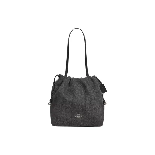 COACH Faye Denim Сумка через плечо сумка большая женская мытый серый