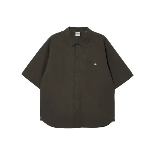 JACK&JONES E04 Оливково-черные мужские рубашки