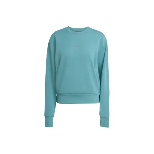 adidas clothing Циановый Женские Свитшоты