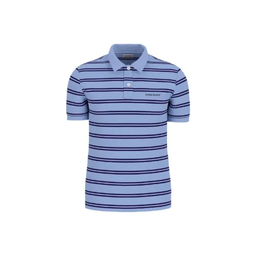 GUESS Светло-синие Мужские T-рубашки