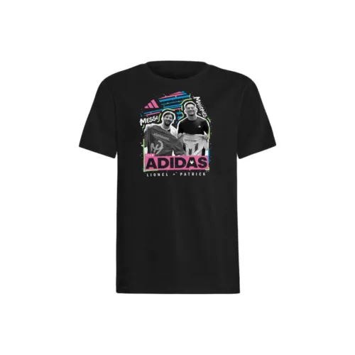 Adidas x Месси X Mahomes Джерси Swap T Рубашка Черный Дети 3-7 лет