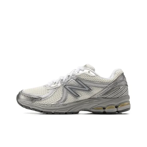New Balance 860 v2 Low Топ Бег на длинные дистанции Спринт Беговые кроссовки Унисекс Серебристо-серый Белый