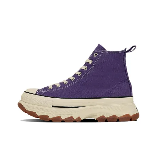 Конверс All Star Trekwave Износостойкие Высокие Кеды Унисекс Фиолетовые