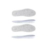 [2 упаковки Бело-Серый 2,5CM] Boost Мягкость и Упругость - Спортивная Амортизация Увеличение Высоты