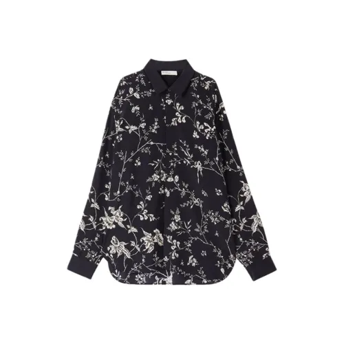 INTO THE EAST Черные Женские Рубашки